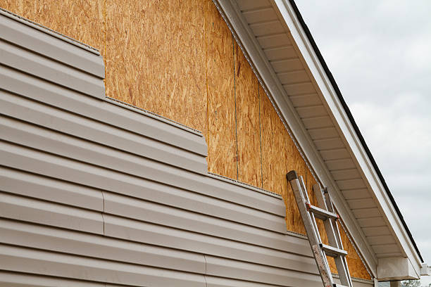 Professional Siding Replacement technician working in Sparta, KY
